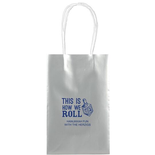 This Is How We Roll Medium Twisted Handled Bags